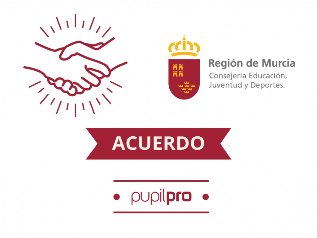 Acuerdo de Pupilpro con la Consejería de Educación de la Región de Murcia